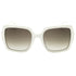 Marc Jacobs Brown Lens Ivory White Sunglasses One Size